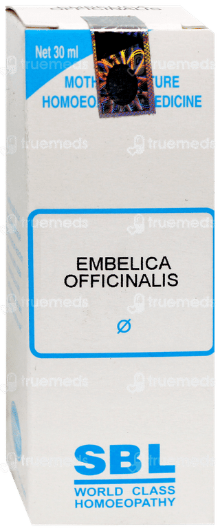 Sbl Embelica Officinalis Q Mother Tincture 30Ml